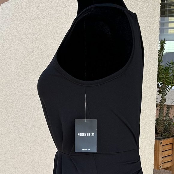 Forever 21 Hidden Label Black Knit Party Dress Women Size Small - Picture 5 of 12